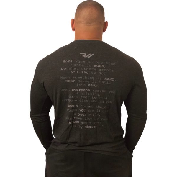 RW Dark Grey Long Sleeve Shirt - Image 2